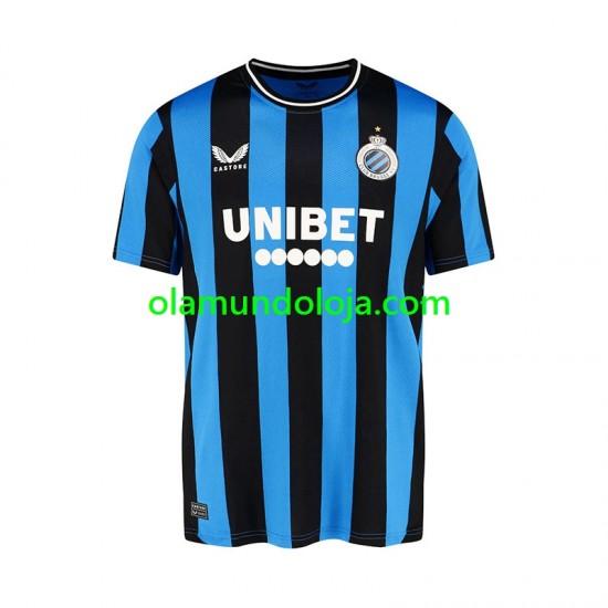 Camisola Club Brugge Homem Equipamento Primeiro 2024-2025 Manga Curta